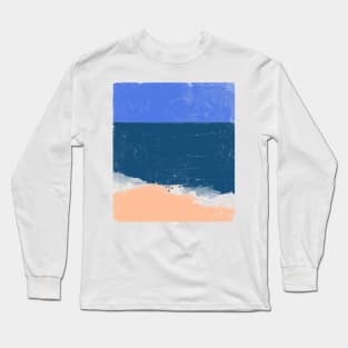 peach fuzz beach Long Sleeve T-Shirt